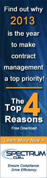 Find out why 2013 is the year to make contract management a top priority, click to learn more now.