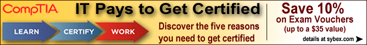 Save 10% on CompTIA Exam Vouchers