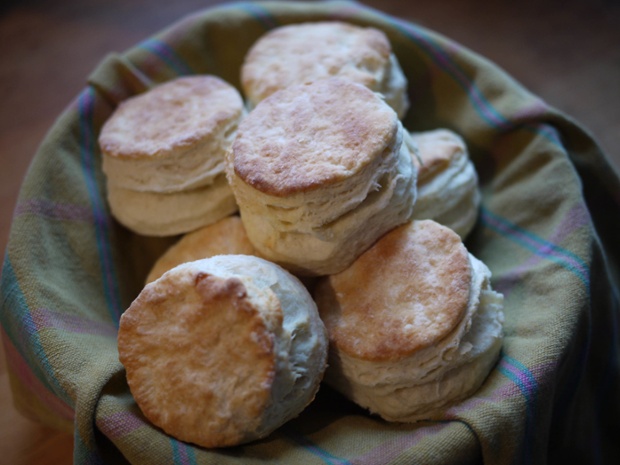 Flaky biscuits are a versatile vehicle for fall spreads