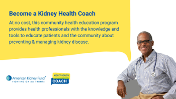 AKF's Kidney Health Coach program now offers CE credits
