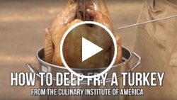 How to deep fry a turkey
