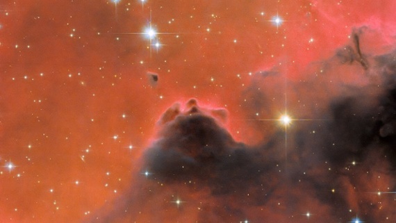 Hubble captures stunning red view of the Soul Nebula