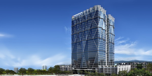 A skyscraper building