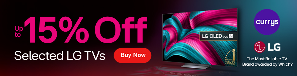 Up to 15% Off Selected LG TVs