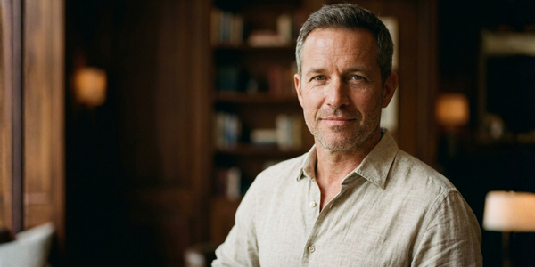 A man smiling