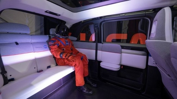 Astronauts will ride to the launchpad in sleek electric cars
