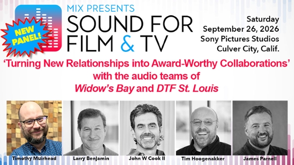 Widow&rsquo;s Bay, DTF St. Louis Audio Teams Join Mix Sound for Film &amp; TV!