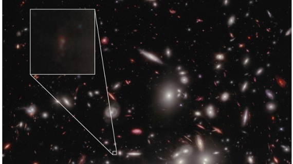 JWST spots faintest galaxy yet in the infant universe