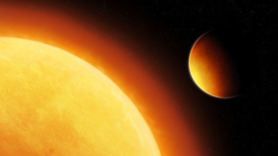 Ultra-hot exoplanet has an atmosphere of vaporized rock