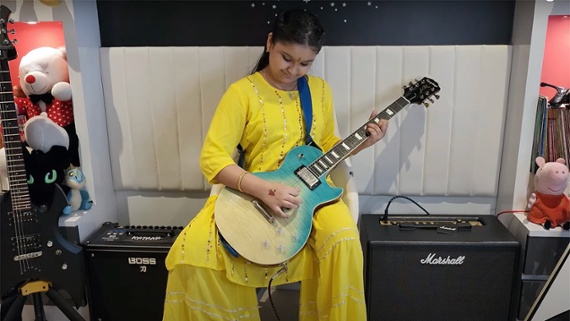 Watch 9-year-old guitarist Maya Neelakantan tackle Tool’s 16-minute epic, 7empest