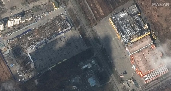 Mariupol, Ukraine satellite photos show damage from Russian attacks