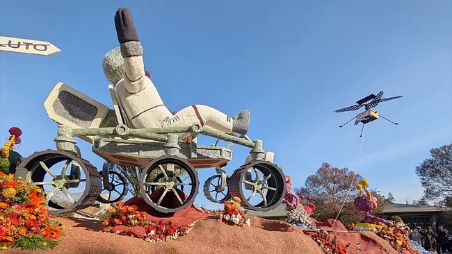 Ingenuity Mars Helicopter flies again as 1st Rose Parade float drone