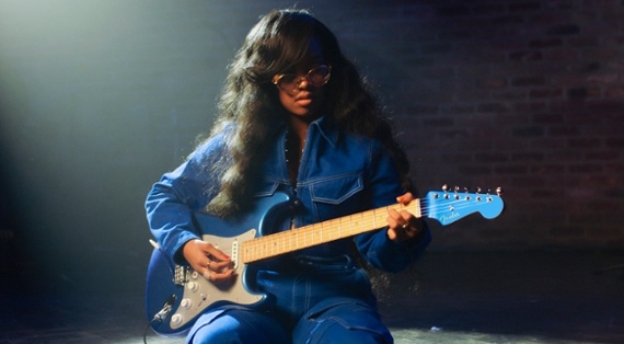 Fender debuts a new, limited-edition version of H.E.R.'s signature Stratocaster