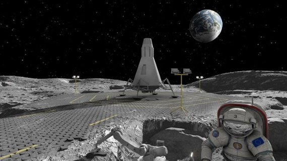 Scientists want to make moon roads by blasting lunar soil