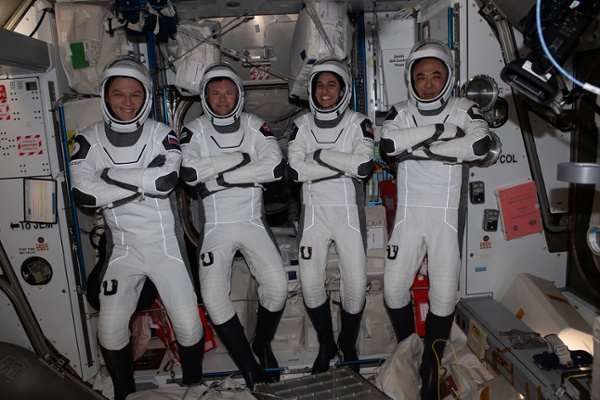 SpaceX Crew-7 astronauts undock from ISS for return to Earth
