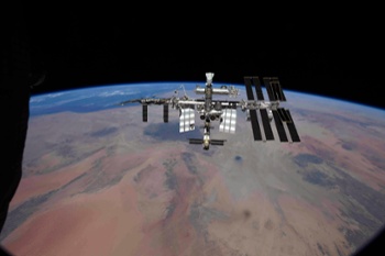 Cosmonaut photos show International Space Station from rare perspective