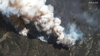 Satellites see devastating fires blaze across New Mexico