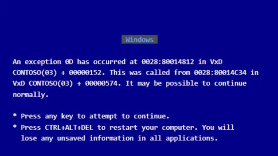 Microsoft dev says Steve Ballmer didn't write the text for the Blue Screen of Death: "There are three different blue-colored screens, and each has a different author"