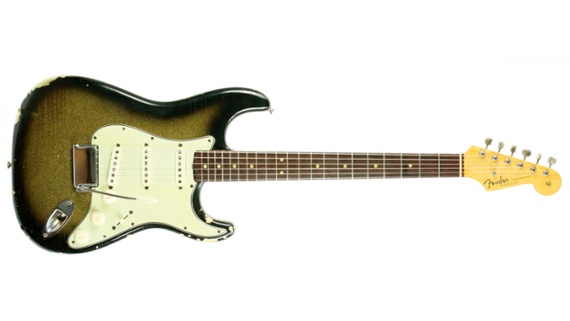 This rare vintage sparkle finish Fender Stratocaster is the epitome of surf-rock