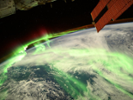 Aurora seen from space goes viral