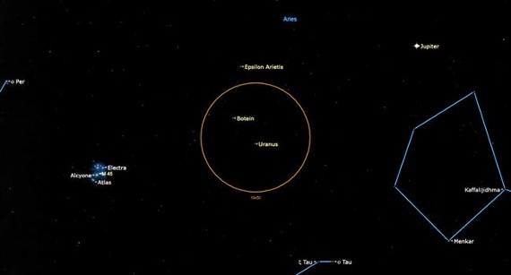 See Uranus tonight in a dark sky, thanks to the new moon