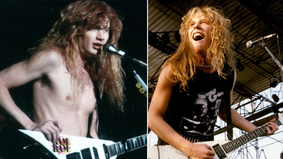 “How can you possibly be satisfied being a singer when you play like that?”: Dave Mustaine recalls the first time he heard James Hetfield play guitar