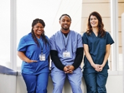 Nurses in a hospital.