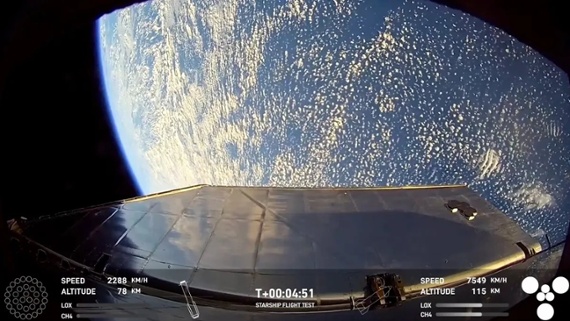 Watch SpaceX Starship explode over Atlantic Ocean