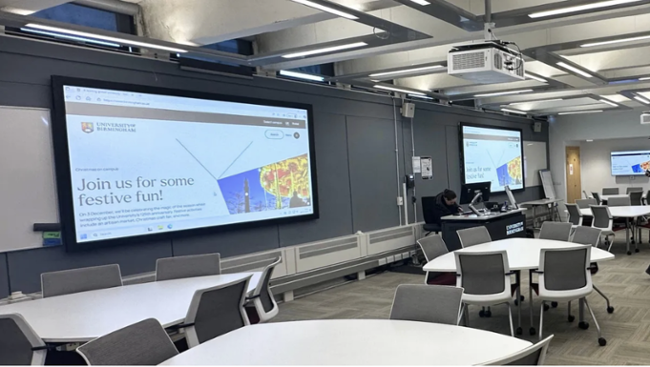 dvLED Displays Solve Unique Requirements of Learning Environments at the University of Birmingham
