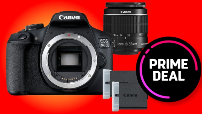 I just spotted this amazing Canon EOS 2000D Prime deal proving DSLRs aren't dead