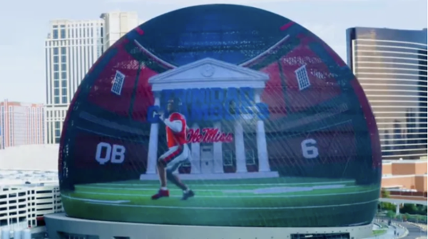 College Football Is Here... and Ole Miss Used the Vegas Sphere for a Heisman Campaign