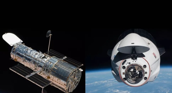 SpaceX, NASA to study use of Dragon to visit Hubble Space Telescope