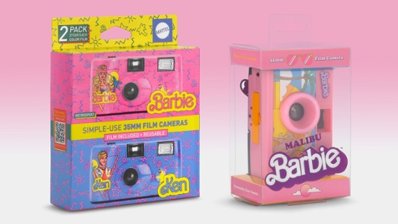 Barbie turns 65! Celebrate with these new Barbie and Ken 35mm film cameras!