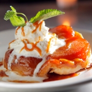 The Apple Tarte Tatin served at Bistro Aix on Steiner Street in San Francisco, Calif., which has been reopened after a 9-month remodel. (Photo By Carlos Avila Gonzalez/The San Francisco Chronicle via Getty Images)