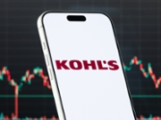 QIANJIANG, CHINA - FEBRUARY 26: In this photo illustration, a smartphone displays the logo of Kohl's Corporation (NYSE: KSS), an American department store retail company specializing in apparel, footwear, accessories, beauty products and home goods, in front of a screen showing the company's latest stock market chart on February 26, 2026 in Qianjiang, Hubei Province, China. (Photo illustration by Cheng Xin/Getty Images)