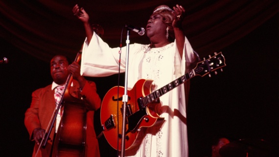 Rarely played by the artist himself, the Gibson Barney Kessel Regular was more famously spotted in the hands of Sister Rosetta Tharpe and T-Bone Walker