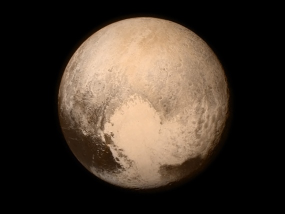How Pluto walks a tightrope between a stable and chaotic orbit