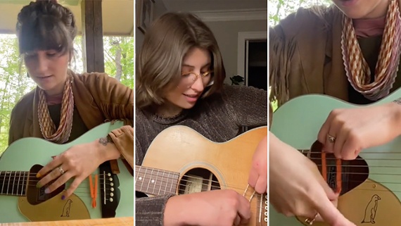 Guitarists on TikTok are wrapping rubber bands around their strings – here’s why