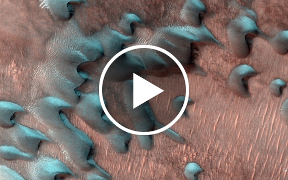 Winter on Mars looks beautiful in this NASA video