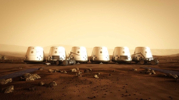 Could astronauts build houses on Mars with bacteria?