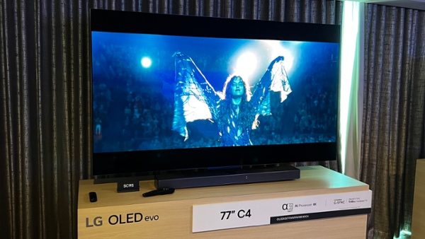 We've been eyes-on with the new, brighter LG C4 OLED TV