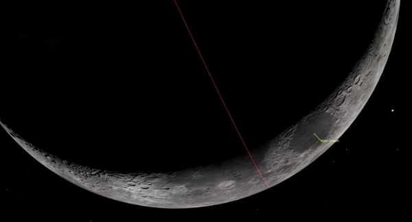 Wednesday, Jan. 21: Mare Crisium (evening)