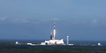 SpaceX launches 49 Starlink satellites, lands rocket at sea