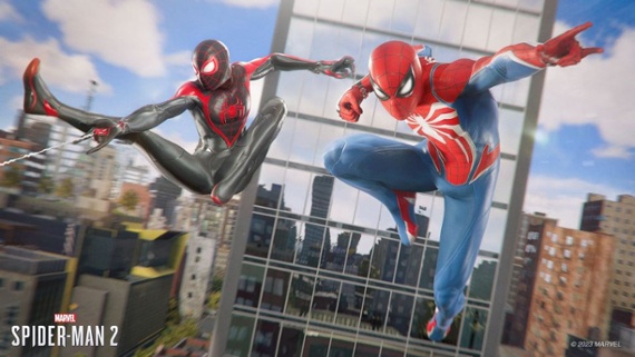 Marvel's Spider-Man 2 will have the other one you're not playing as swinging around town