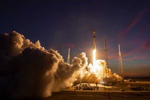 SpaceX launches Italian Earth-observation satellite, lands rocket