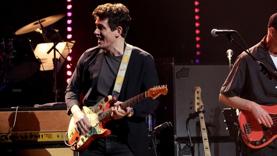 Watch John Mayer reunite with his Fender Jimi Hendrix Monterey Stratocaster in his first blues trio performance in 6 years