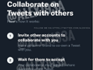 Twitter trials co-authored tweets