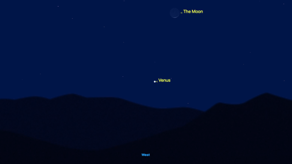 Night sky March 20-22 - Look out for Venus, a razor-thin moon and the Pleaides shining bright