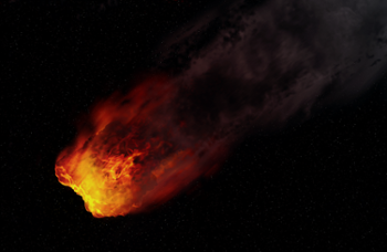 Weird structures near Earth's core may be scars from a primordial interplanetary collision