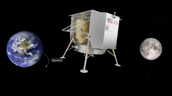 Peregrine moon lander aims for 'safe' crash into Earth